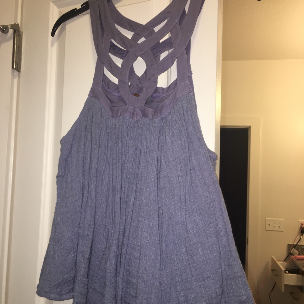 Free People light purple tank top